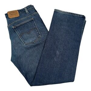 Vintage 70s Levis 517‎ Orange Tab Talon 42 Jeans Size 38W L31 Blue Denim USA